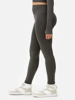 Vêtements De Sport|Primark Legging Long De Sport Sans Couture Gris foncé