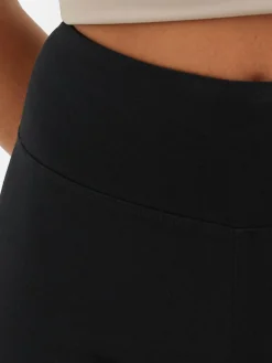 Pantalons Et Leggings|Primark Legging Taille Haute En Jersey Noir