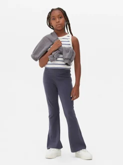 Bas De Jogging|Primark Legging évasé En Jersey Bleu marine