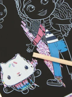 Loisirs Creatifs|Primark Livre à Gratter Gabby Et La Maison Magique Bleu