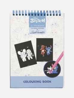 Loisirs Creatifs|Primark Livre De Coloriage En Velours Disney Stitch Rose
