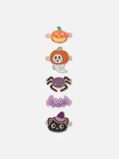 Déguisements Halloween Pour Enfants|Accessoires Halloween|Primark Lot De 5 Bagues Phosphorescentes Halloween Multicolore