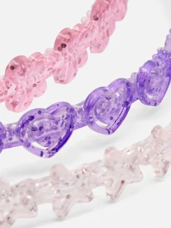 Accessoires Cheveux|Primark Lot De 3 Bandeaux Pailletés Multicolore