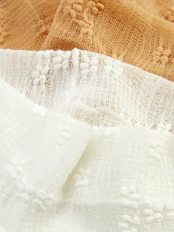 Accessoires Cheveux|Primark Lot De 2 Bandeaux Stretch Larges Blanc