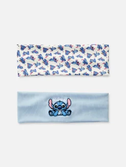 Accessoires Cheveux|Primark Lot De 2 Bandeaux Stretch Disney Lilo & Stitch Multicolore