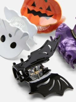 Tout Halloween|Accessoires Cheveux|Primark Lot De 4 Barrettes Halloween Noir