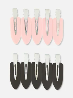 Accessoires Cheveux|Primark Lot De 10 Barrettes Magiques Rose