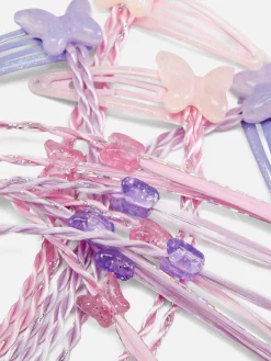 Accessoires Cheveux|Primark Lot De 4 Barrettes Papillons Multicolore