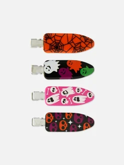 Tout Halloween|Accessoires Cheveux|Primark Lot De 4 Barrettes Sans Marque Halloween PS... Multicolore