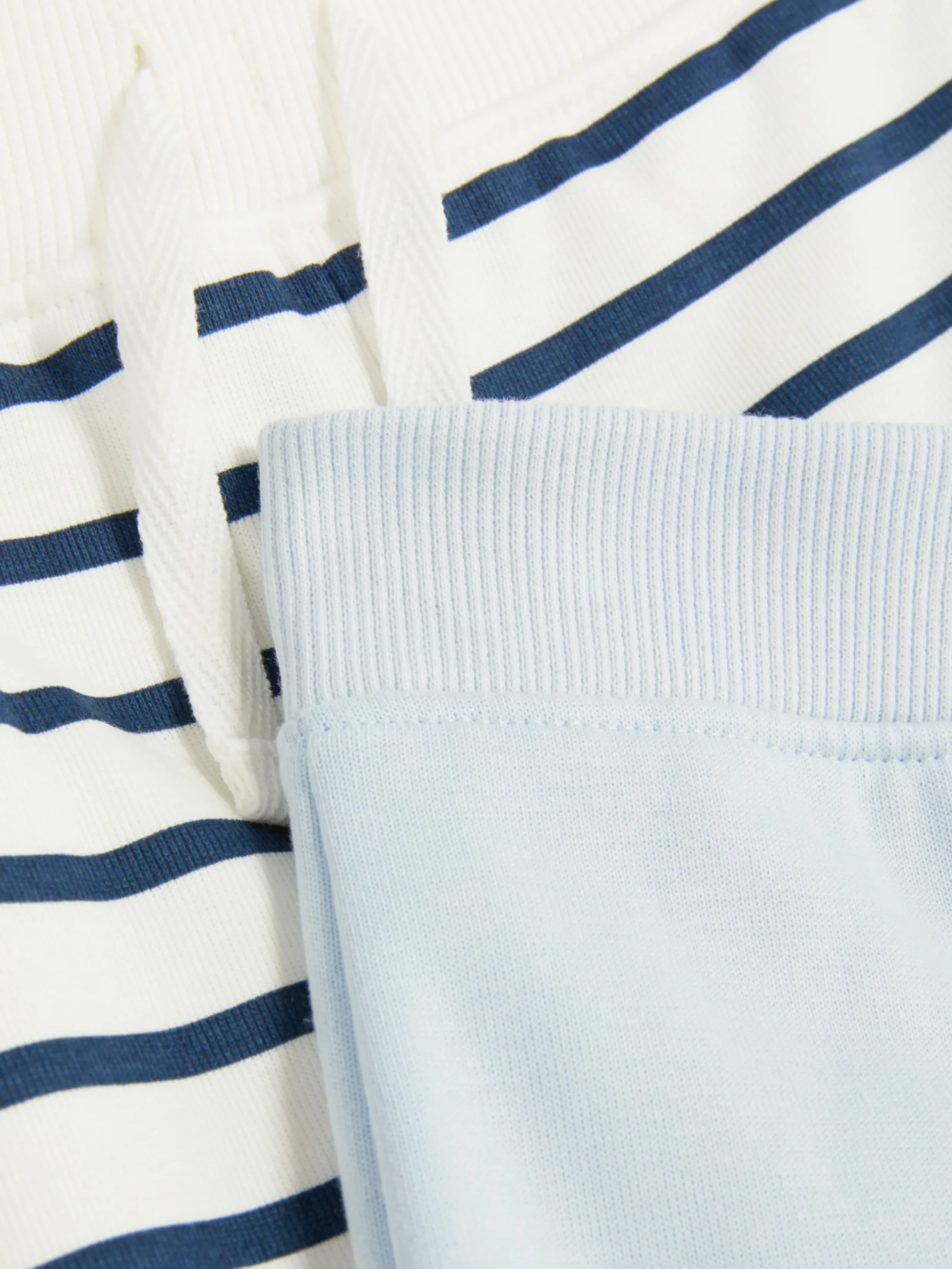 Pantalons Et Leggings|Primark Lot De 2 Bas De Jogging à Revers Bleu