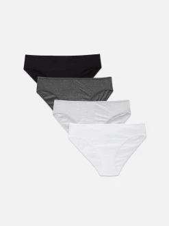 Culotte|Primark Lot De 4 Bas De Maillots De Bain Noir/Blanc