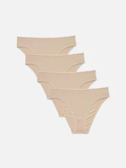 Culotte|Primark Lot De 4 Bas De Maillots De Bain Taupe