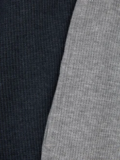 Pyjamas|Vêtements D'Intérieur|Primark Lot De 2 Bas De Pyjama Resserrés Aux Chevilles à Texture Gaufrée Gris chiné