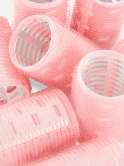 Coiffure|Primark Lot De 8 Bigoudis Chauffants Rose