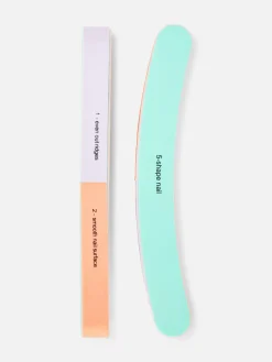 Soins Des Ongles|Primark Lot De 2 Blocs Polissoirs Multifaces à Ongles Multicolore