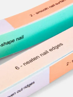 Soins Des Ongles|Primark Lot De 2 Blocs Polissoirs Multifaces à Ongles Multicolore