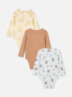 Bodies Et Debardeurs|Primark Lot De 3 Bodys Disney Le Roi Lion 30e Anniversaire Multicolore