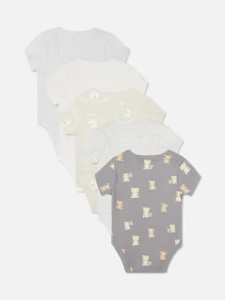 Bodies Et Debardeurs|Primark Lot De 5 Bodys Essential Multicolore