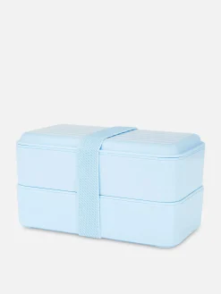 Ustensiles De Cuisine Et Pâtisserie|Primark Lot De 2 Boîtes à Déjeuner Imprimées Bleu clair