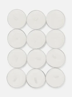 Parfums D'Ambiance|Primark Lot De 24 Bougies Chauffe-plat Blanc