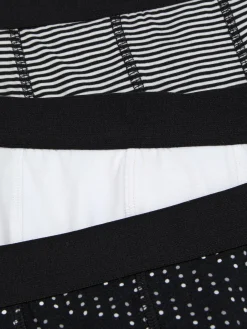 Sous-Vêtements|Primark Lot De 3 Boxers à Motifs Variés Noir