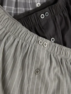 Sous-Vêtements|Primark Lot De 3 Boxers à Motifs Variés Gris