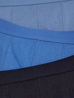 Sous-Vêtements|Primark Lot De 3 Boxers Hipster De Couleur Variés Bleu