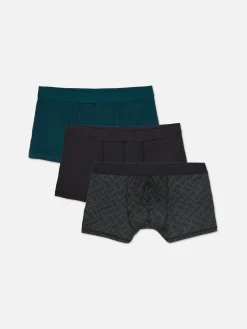 Sous-Vêtements|Primark Lot De 3 Boxers Hipster Variés Bleu sarcelle