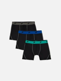 Sous-Vêtements|Vêtements De Sport|Primark Lot De 3 Boxers Sport Noir