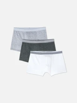 Sous-Vêtements|Primark Lot De 5 Boxers Ton Sur Ton Gris