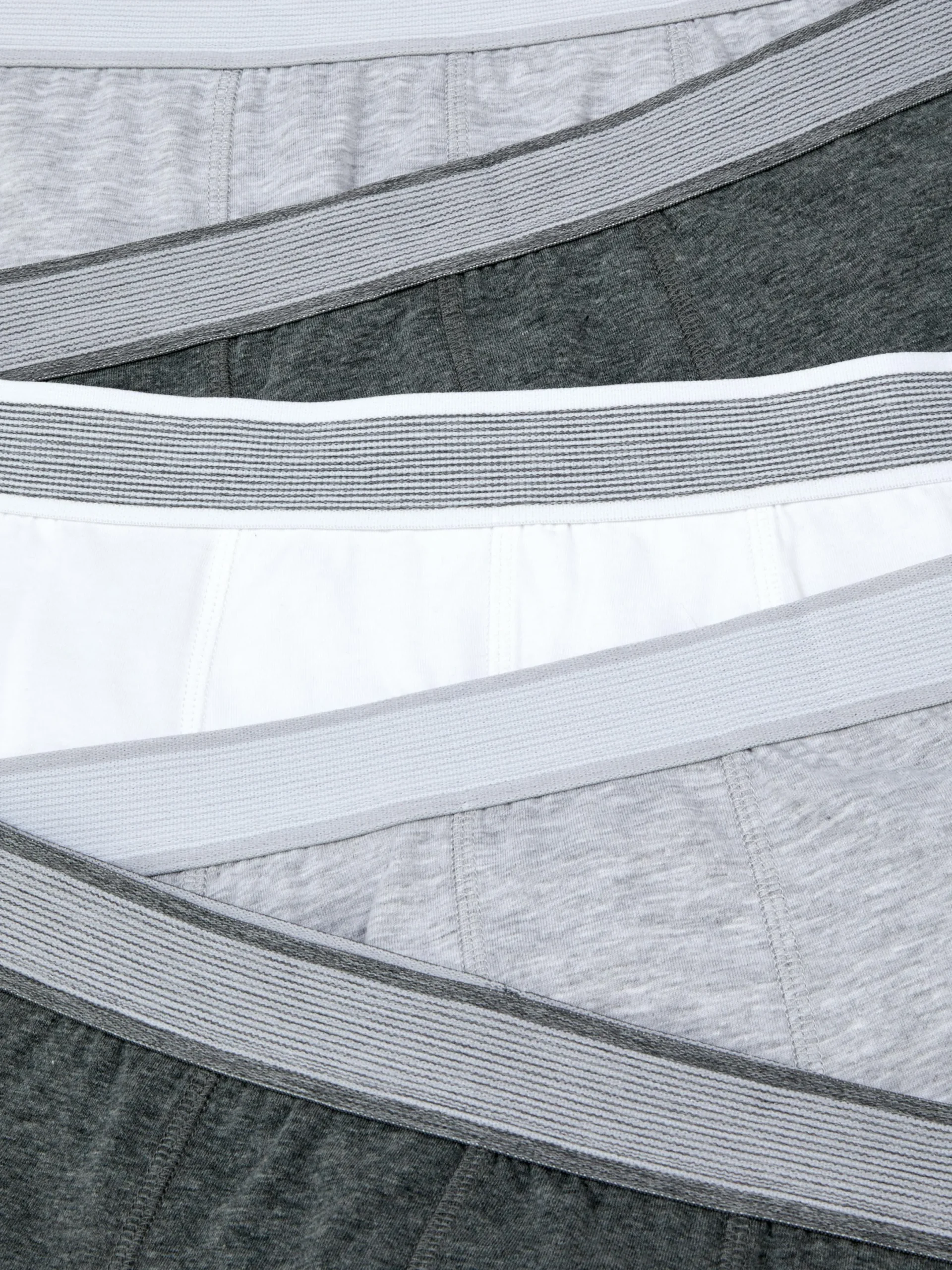 Sous-Vêtements|Primark Lot De 5 Boxers Ton Sur Ton Gris