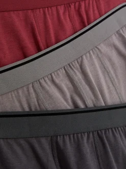 Sous-Vêtements|Primark Lot De 3 Boxers Variés Bordeaux