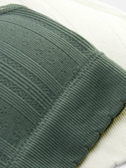 Soutiens-Gorge|Primark Lot De 2 Brassières Triangle Sans Coutures Vert