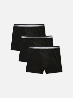 Sous-Vêtements|Primark Lot De 3 Caleçons Noir