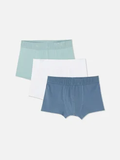Sous-Vêtements|Primark Lot De 3 Caleçons à Taille Large Vert menthe