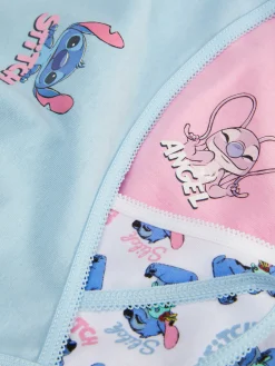 Sous-Vêtement|Primark Lot De 3 Caracos Disney Stitch Multicolore
