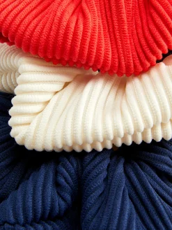 Accessoires Cheveux|Primark Lot De 3 Chouchous Côtelés Rouge