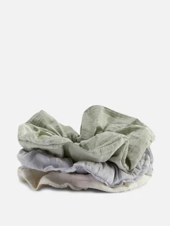 Accessoires Cheveux|Primark Lot De 3 Chouchous Texturés Vert