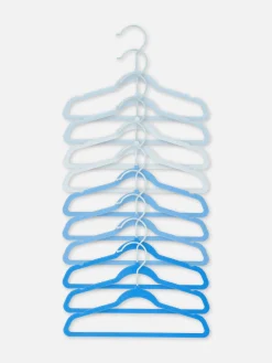 Solutions De Rangement Murales Et Cintres|Primark Lot De 10 Cintres Pour Bébé Bleu