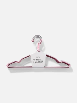 Solutions De Rangement Murales Et Cintres|Primark Lot De 10 Cintres Pour Vêtements Rose poudré