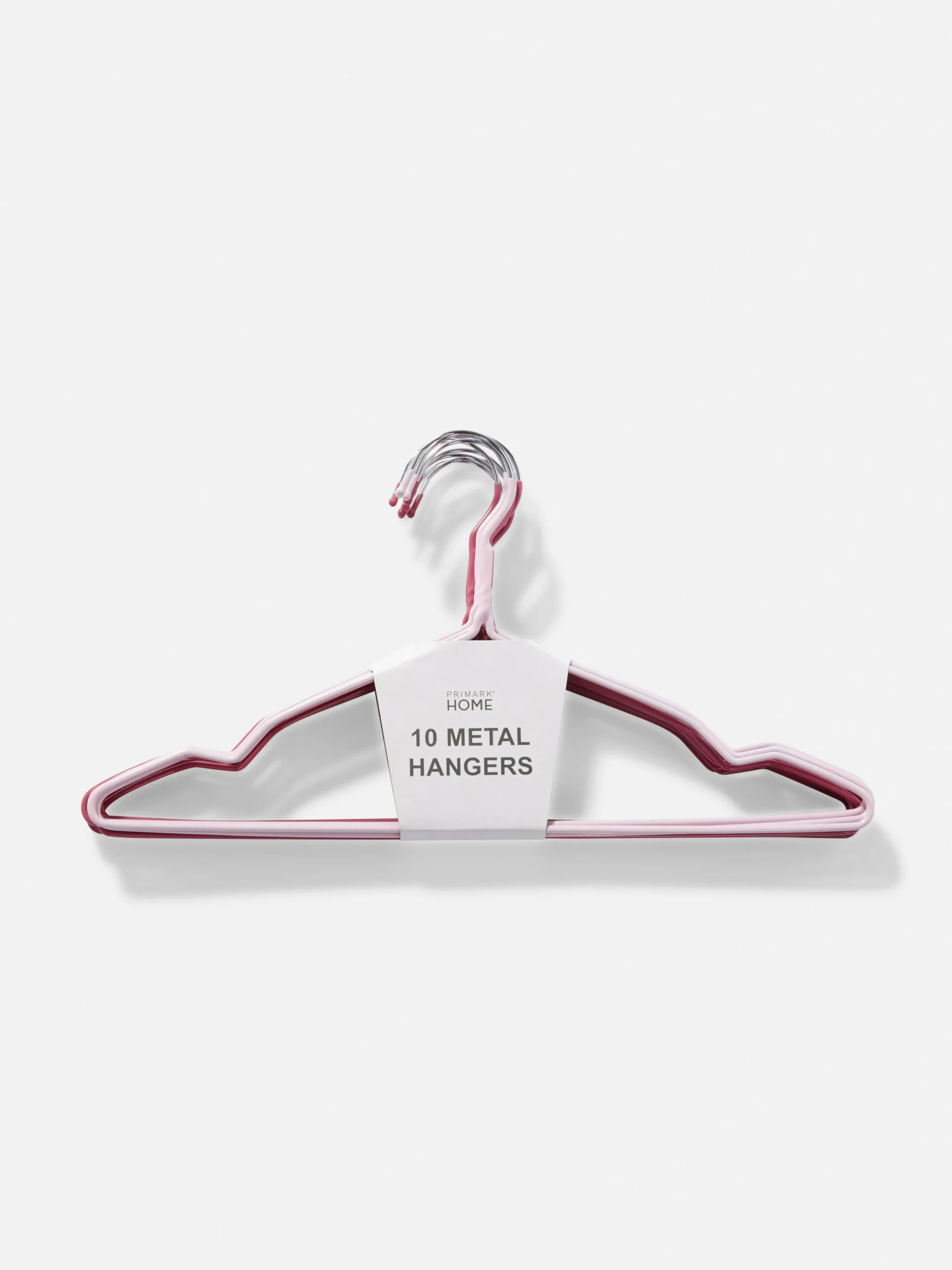Solutions De Rangement Murales Et Cintres|Primark Lot De 10 Cintres Pour Vêtements Rose poudré