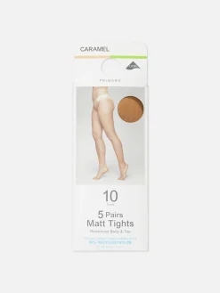 Collants|Primark Lot De 5 Collants Mats 10 Deniers Caramel