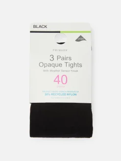 Collants|Primark Lot De 3 Collants Opaques 40 Deniers Noir