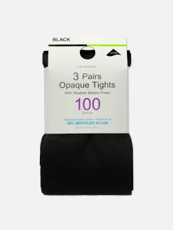 Collants|Primark Lot De 3 Collants Opaques 100 Deniers Noir