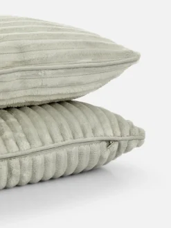 Coussins Et Housses De Coussins|Primark Lot De 2 Coussins Côtelés Gris