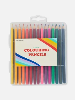 Crayons De Couleur|Primark Lot De 30 Crayons De Couleur Multicolore