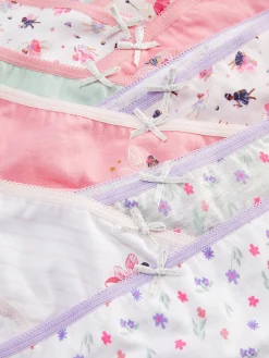 Sous-Vêtement|Primark Lot De 10 Culottes à Motif Fées Multicolore