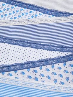 Sous-Vêtement|Primark Lot De 6 Culottes à Motifs Multicolore