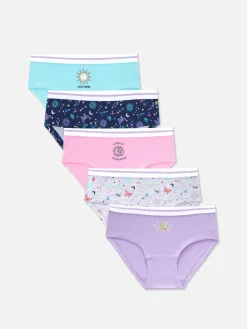 Sous-Vêtement|Primark Lot De 6 Culottes à Motifs Variés Multicolore