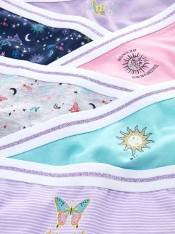 Sous-Vêtement|Primark Lot De 6 Culottes à Motifs Variés Multicolore